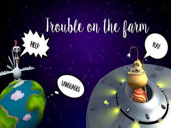 ภาพหน้าจอของ Trouble on the Farm AR iPad 