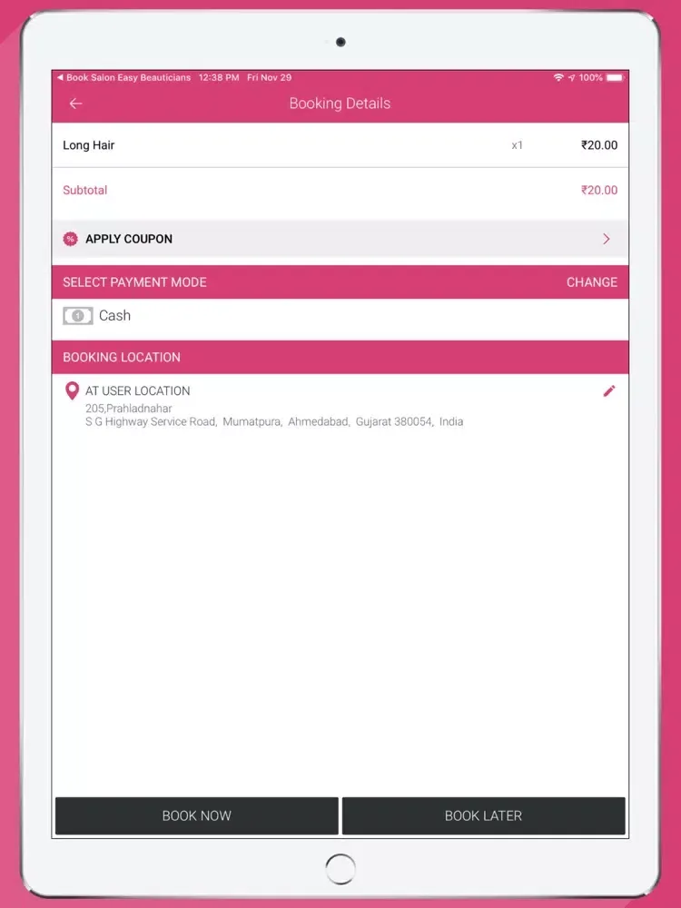 Screenshot di Book Salon Easy iPad 