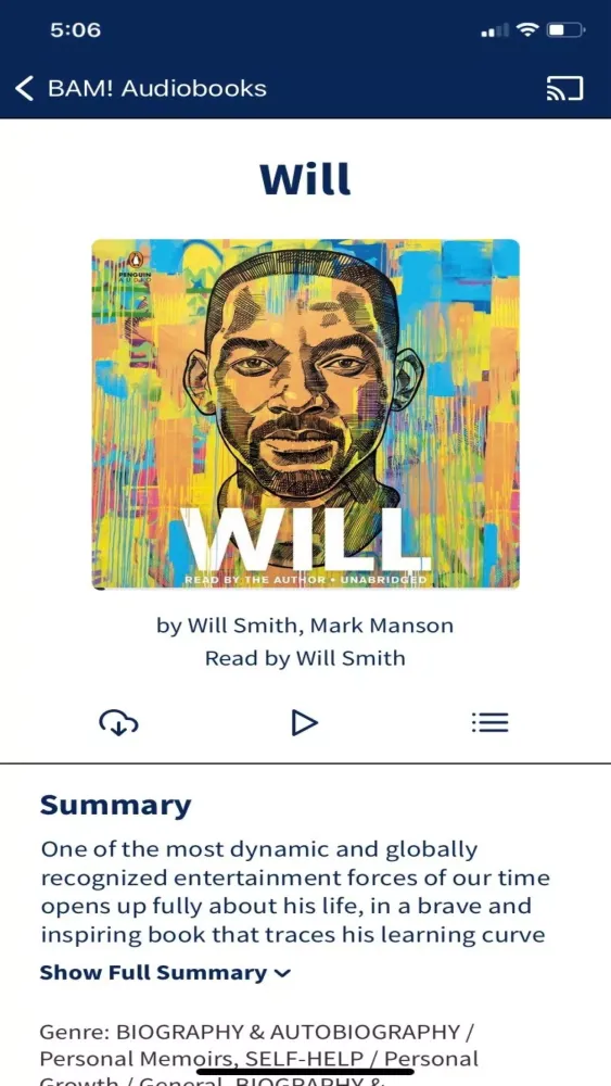 BAM! Audiobooks Screenshots