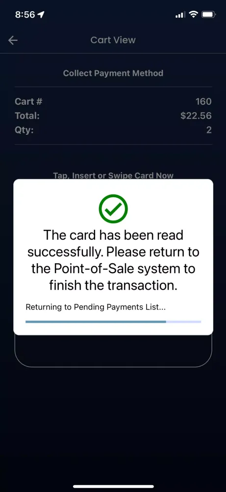 BookTix Card Reader Screenshots