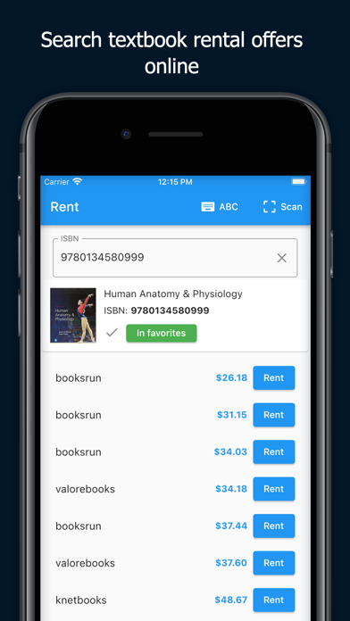 Tangkapan layar BookTrapper: Sell Textbooks