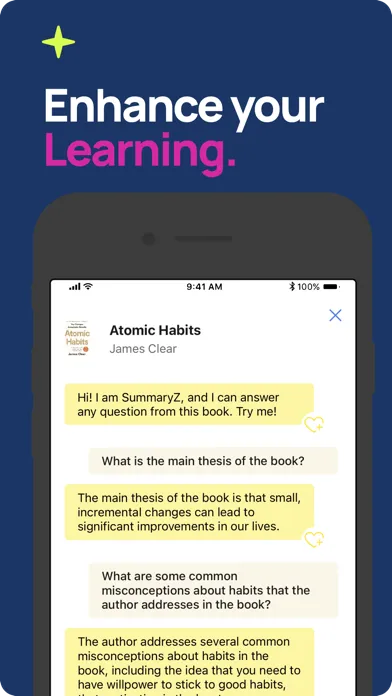 Zrzuty ekranu Summary Z-ChatBook & Summaries