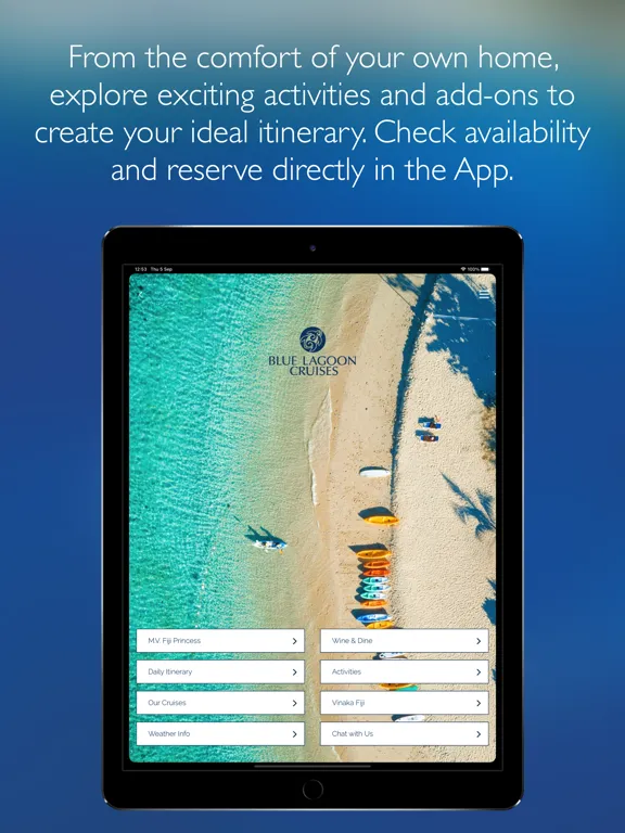 Zrzuty ekranu Blue Lagoon Cruises iPad 