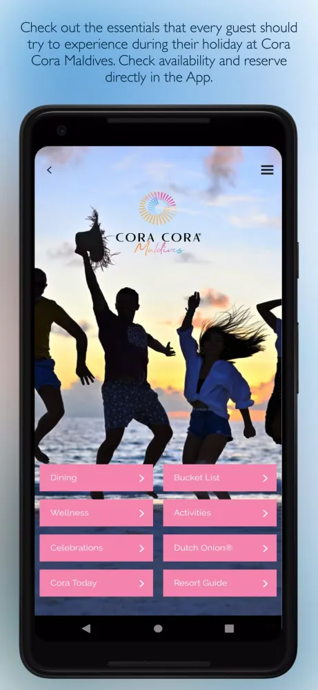 Tangkapan layar Cora Cora Maldives