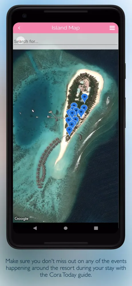 Tangkapan layar Cora Cora Maldives