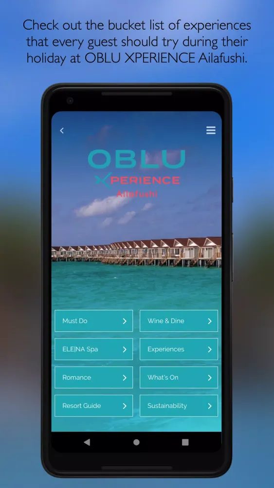 OBLU XPERIENCE Ailafushi Ekran Görüntüleri