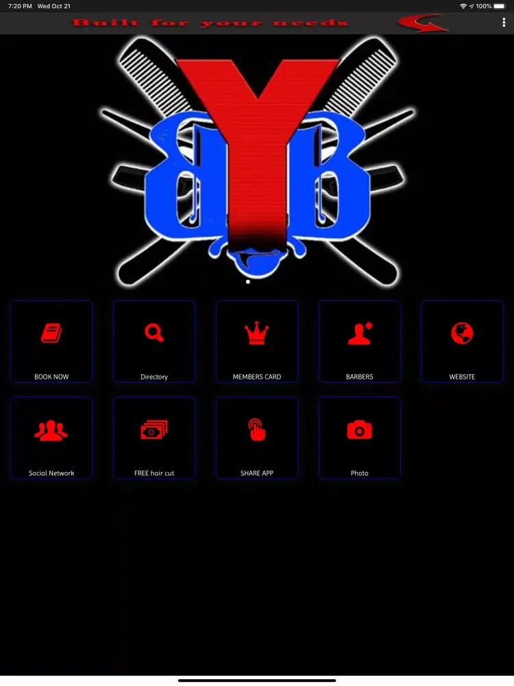 Zrzuty ekranu BOOK YOUR BARBER APP iPad 