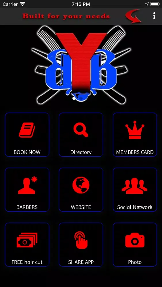 Zrzuty ekranu BOOK YOUR BARBER APP