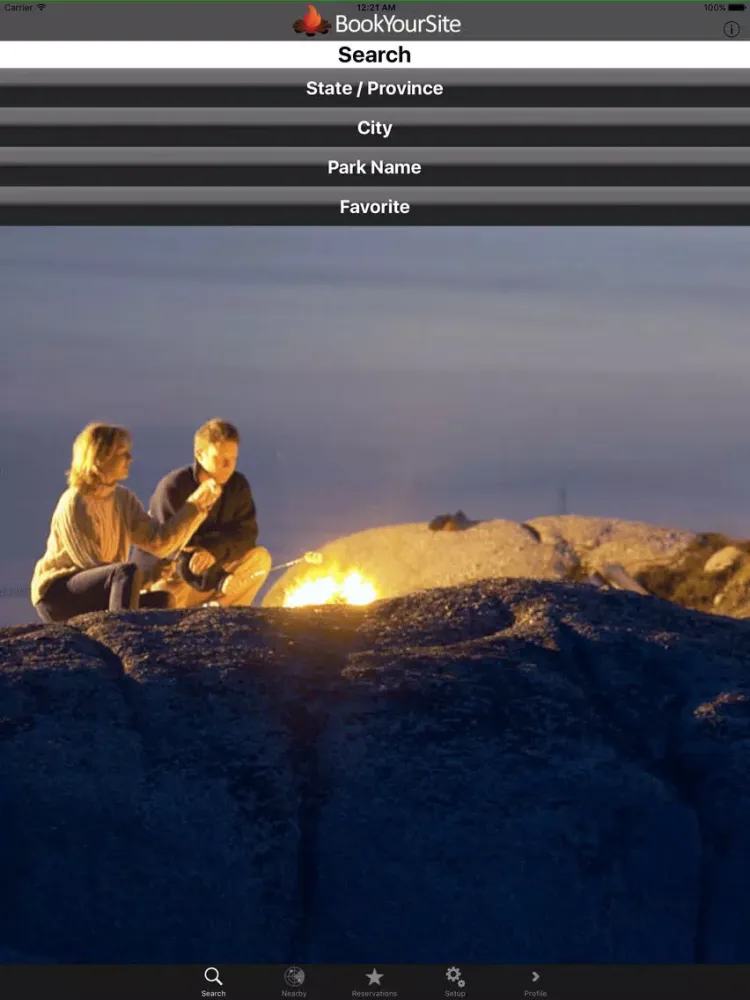 BookYourSite™ RV Park Campground Reservation Guide iPad 应用截图
