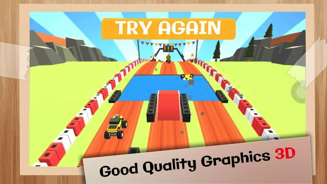 Boom Road 3d speed racing trucks Ekran Görüntüleri