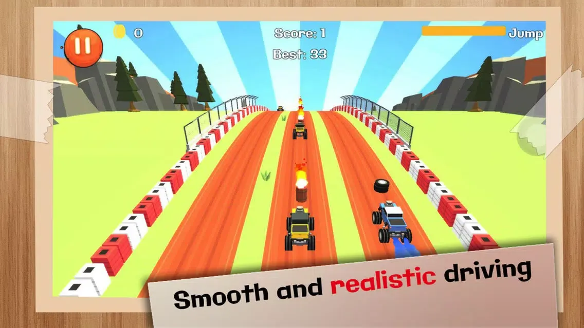 Boom Road 3d speed racing trucks Ekran Görüntüleri