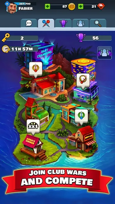 Capturas de pantalla de Darts Club
