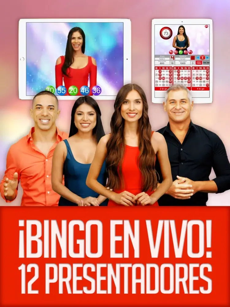 Ảnh chụp màn hình của BINGO ESPAÑOL: Video en vivo iPad 