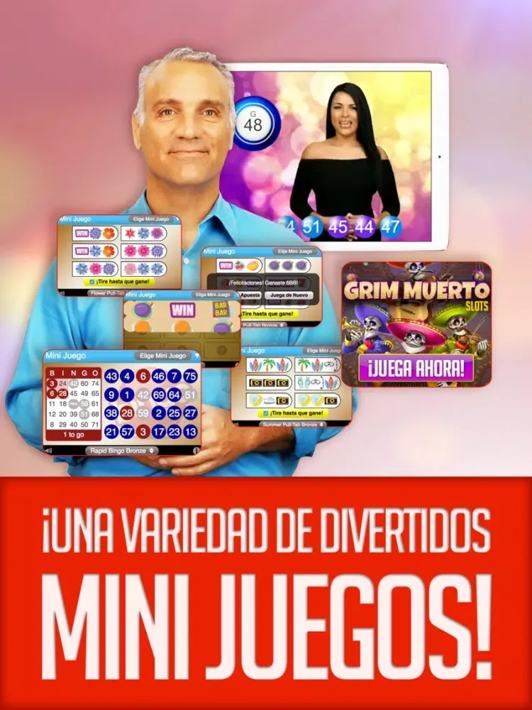 Ảnh chụp màn hình của BINGO ESPAÑOL: Video en vivo iPad 