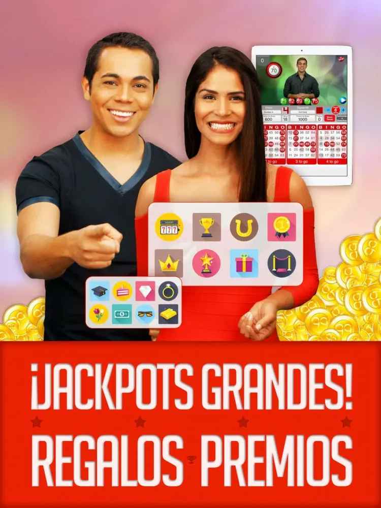 Ảnh chụp màn hình của BINGO ESPAÑOL: Video en vivo iPad 