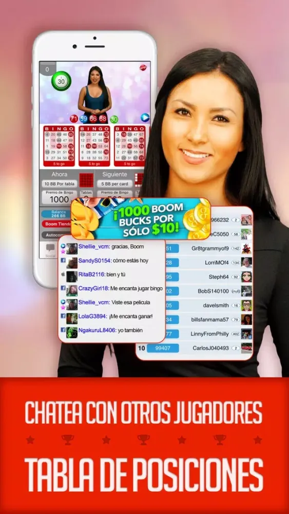 Ảnh chụp màn hình của BINGO ESPAÑOL: Video en vivo