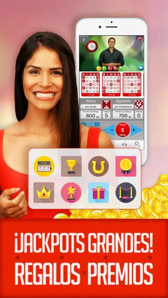 Ảnh chụp màn hình của BINGO ESPAÑOL: Video en vivo