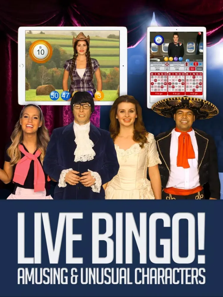 Captures d'écran de CHARACTER BINGO - Live Bingo & Slots! iPad 