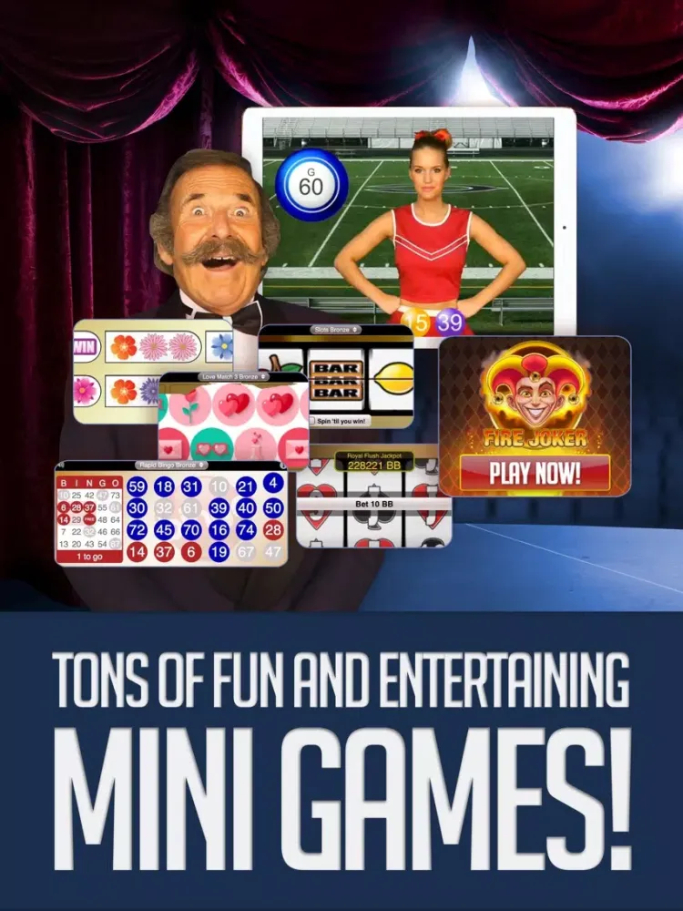Captures d'écran de CHARACTER BINGO - Live Bingo & Slots! iPad 