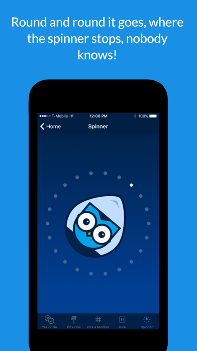 Ảnh chụp màn hình của Owl Decide