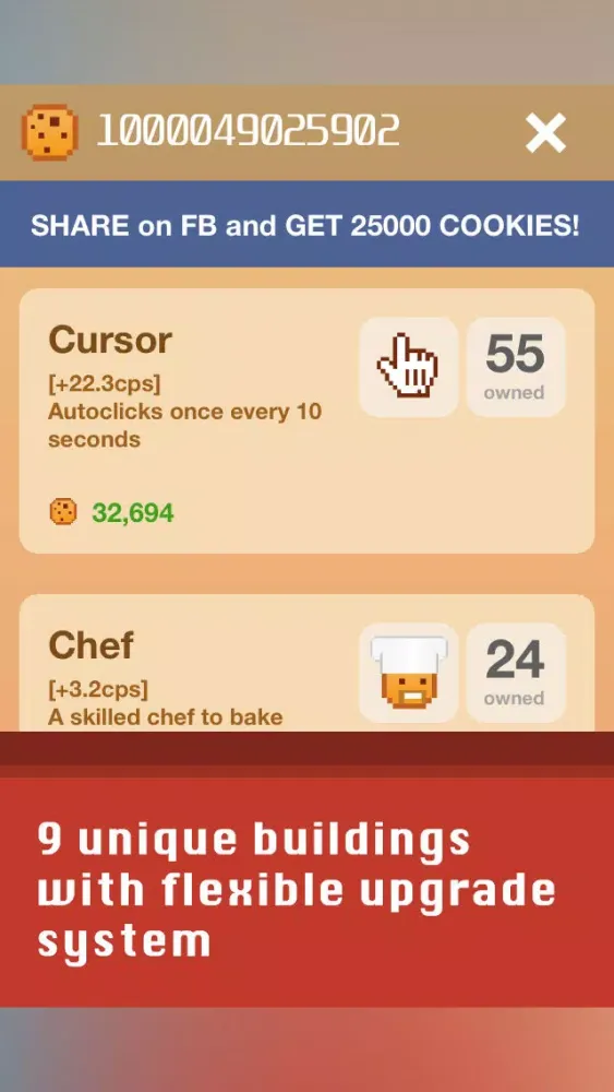 Cookie Tapper HD سکرین شاٹس