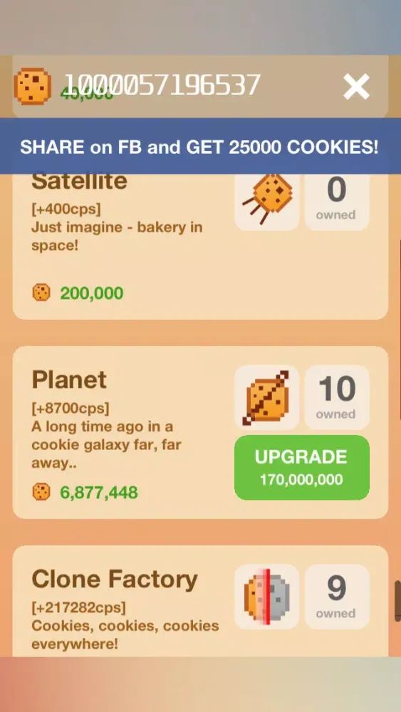 Cookie Tapper HD سکرین شاٹس