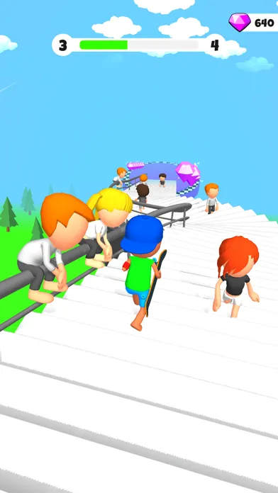 Capturas de tela do Skater Rush