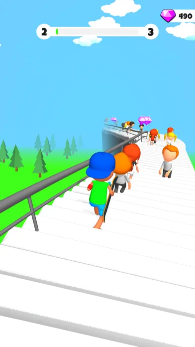 Capturas de tela do Skater Rush