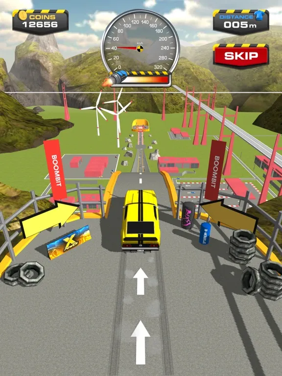 Tangkapan layar Ramp Car Jumping iPad 