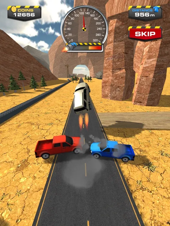 Tangkapan layar Ramp Car Jumping iPad 