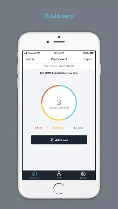 Capturas de pantalla de Boomset Lead Retrieval App