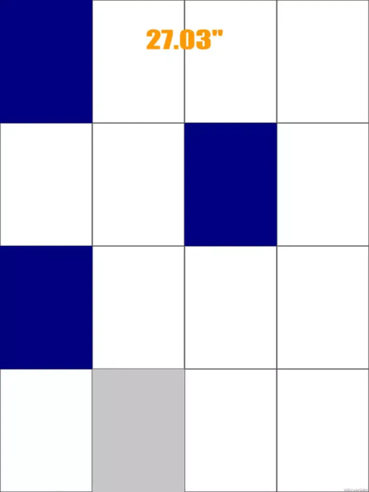 Tangkapan layar Blue Piano Tiles iPad 