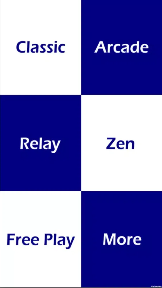 Tangkapan layar Blue Piano Tiles