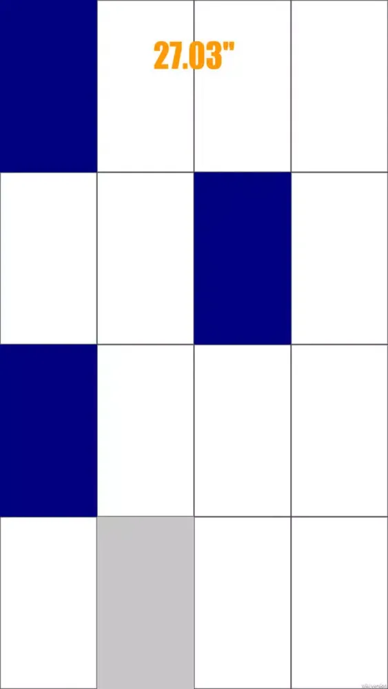 Tangkapan layar Blue Piano Tiles