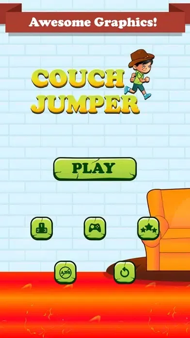 Tangkapan skrin Speed Couch Man Jump