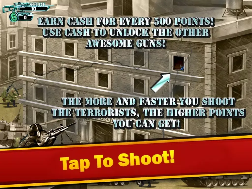 Stealth Sniper Pro 2015: Conflict Killshot iPad 应用截图