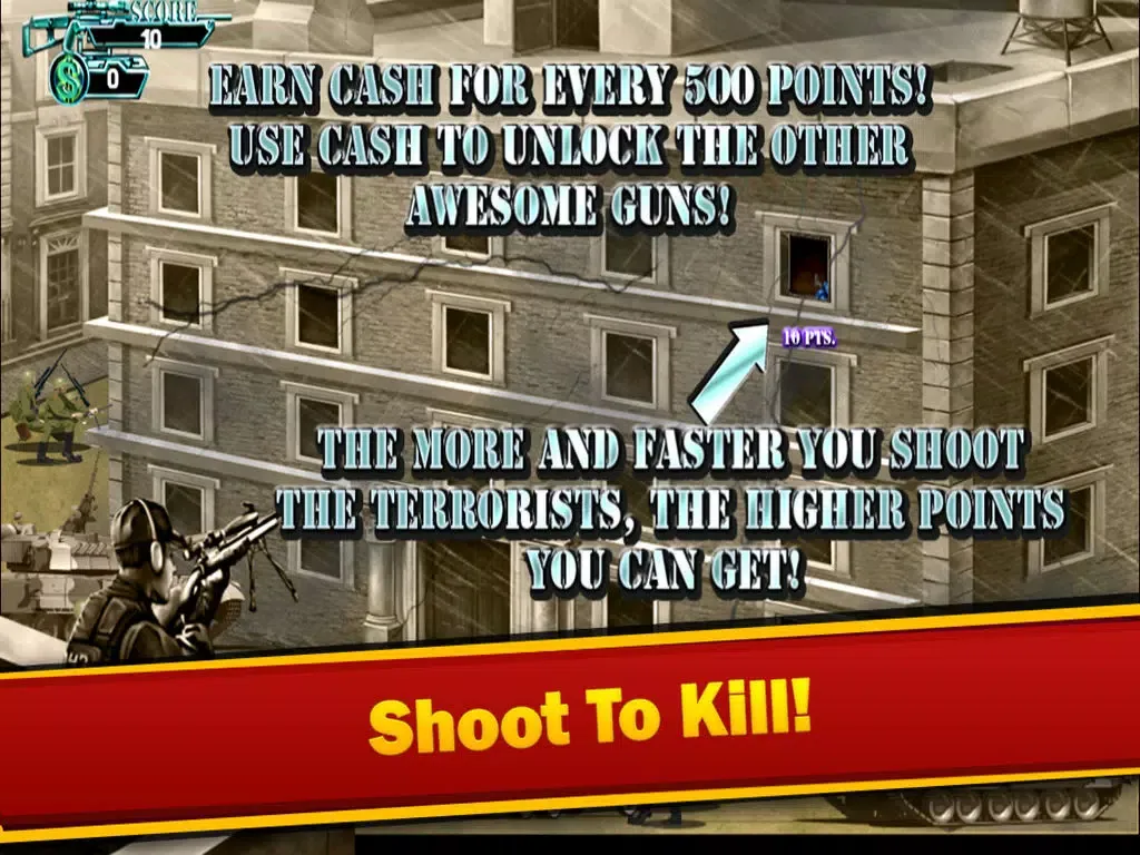 Stealth Sniper Pro 2015: Conflict Killshot iPad 应用截图