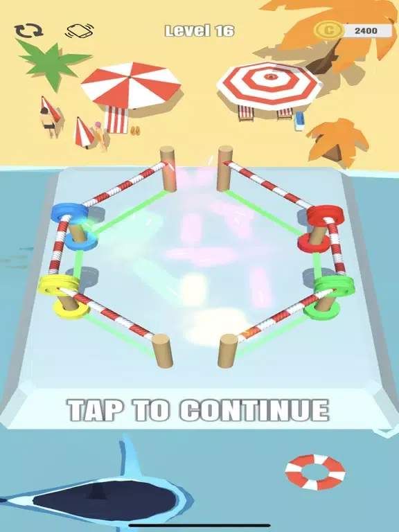 Zrzuty ekranu Stretchy Rope! 3D iPad 