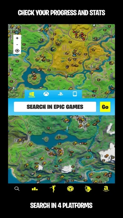 Tangkapan skrin The Stats Tracker For Fortnite