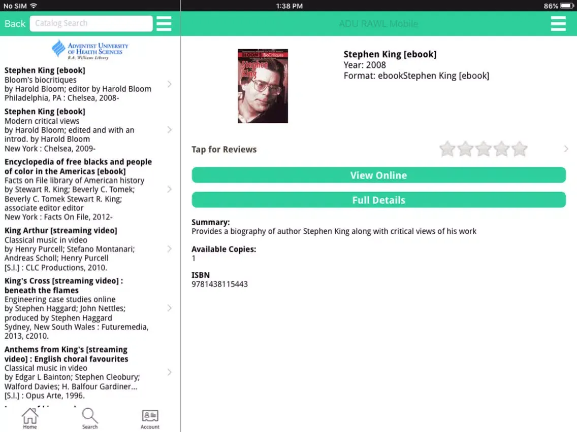 ADU RAWL Mobile iPad  スクリーンショット