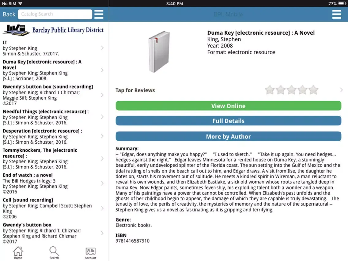 Barclay Mobile iPad  Ekran Görüntüleri
