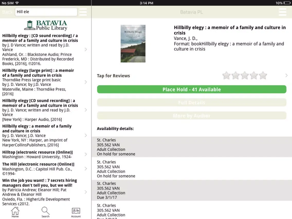 Batavia PL iPad  Ekran Görüntüleri
