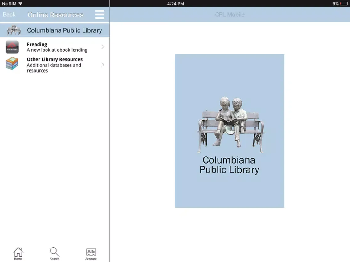 Tangkapan layar CPL2GO iPad 