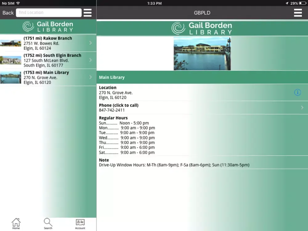 Gail Borden iPad 應用截圖