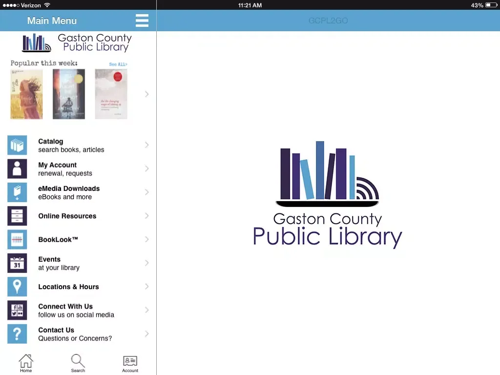 GCPL2GO iPad  سکرین شاٹس