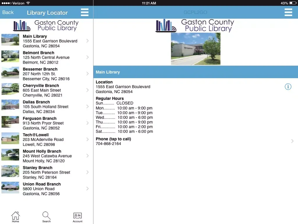GCPL2GO iPad  سکرین شاٹس
