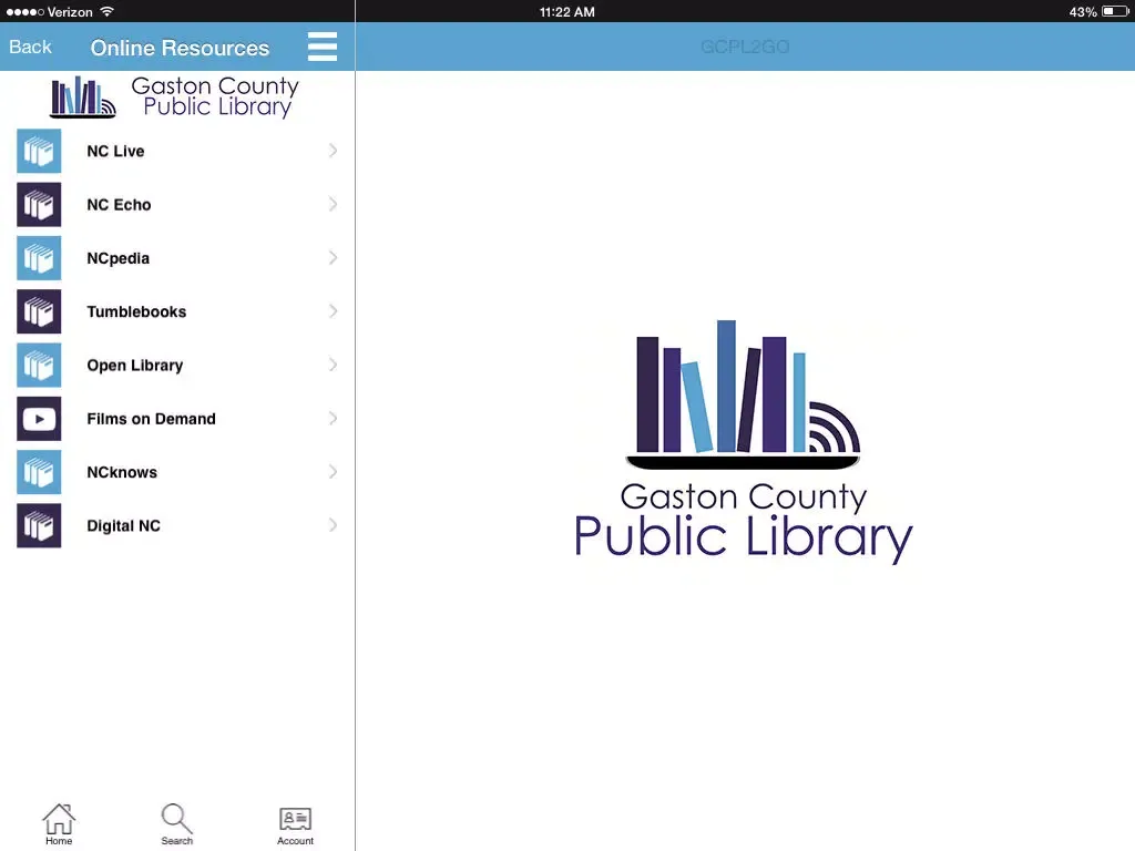 GCPL2GO iPad  سکرین شاٹس