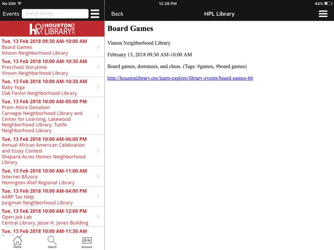 HPL Library iPad 應用截圖