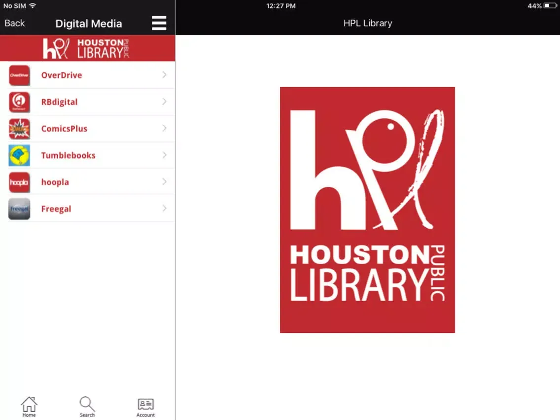 HPL Library iPad 應用截圖