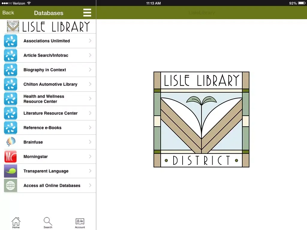 LisleLibrary iPad  স্ক্রিনশট